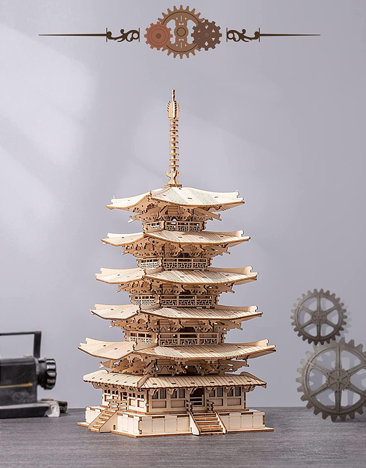 3D PUZZLE PAGODA YAPISI SETİ