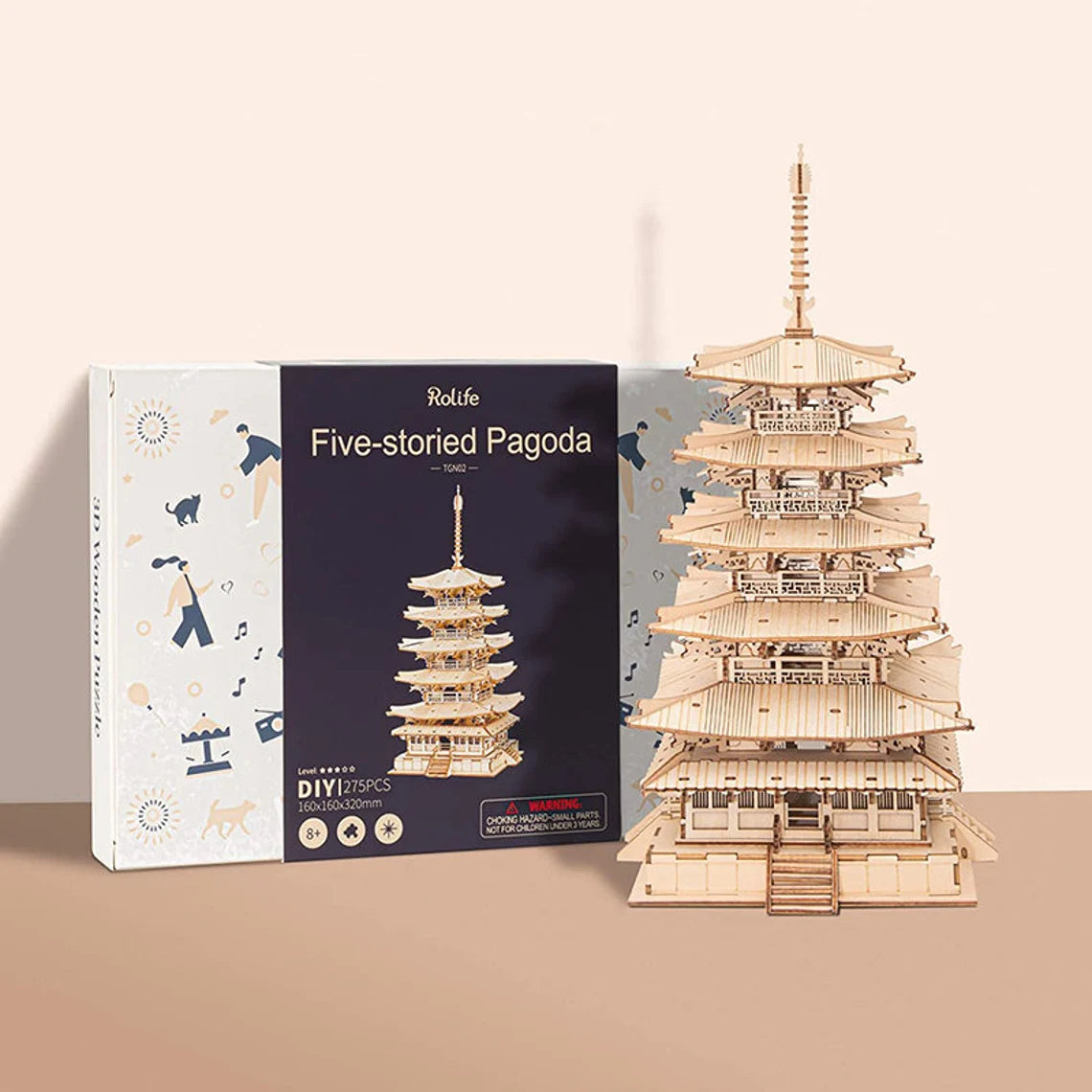 3D PUZZLE PAGODA YAPISI SETİ